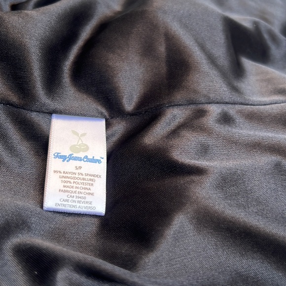 Black drape back grommets dress sizeSP - Picture 5 of 6